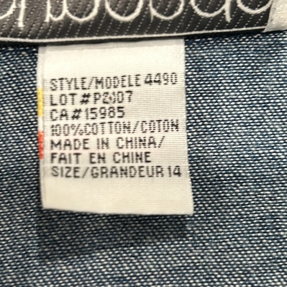 Uni mondo size 14 vest 100% cotton with embroidered flowers - Picture 3 of 12